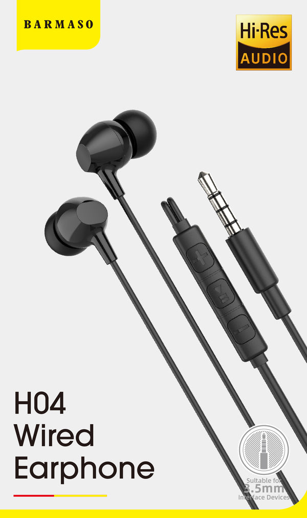 H04 Wired Earphone