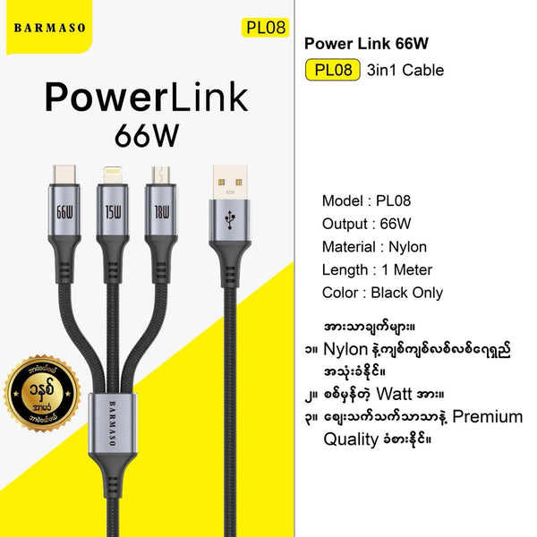 PowerLink 66W ( 3 in 1 )