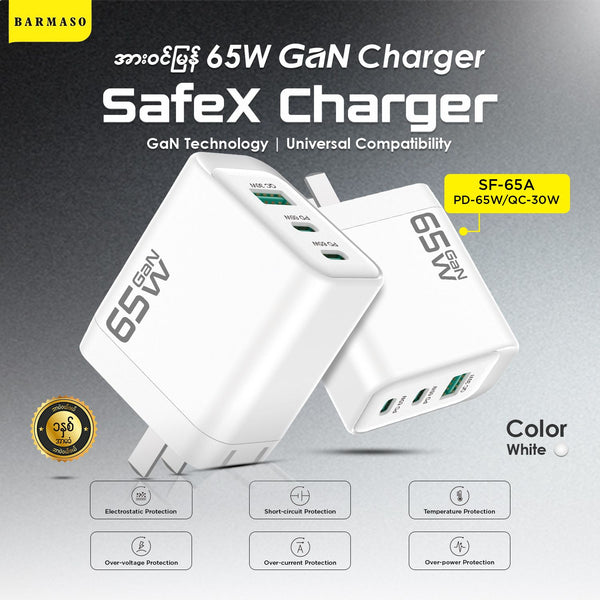 SafeX Charger 65W