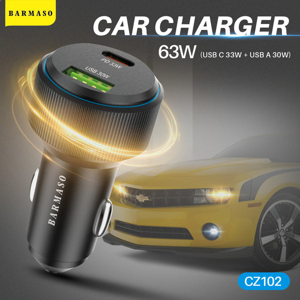 CZ102 63W Car Charger