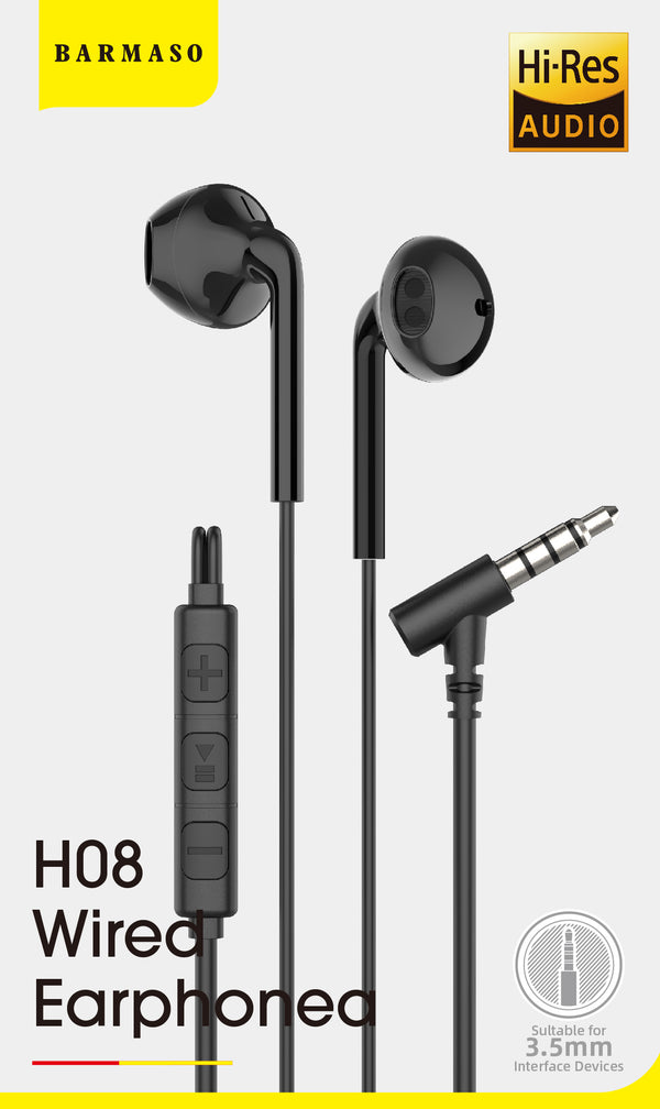 H08 Wired Earphone